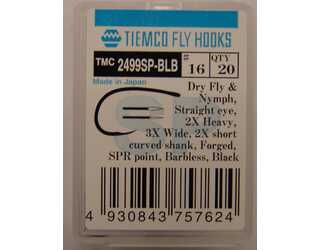 ANZUELO TIEMCO TMC 2499SPBL BLCK Nº16 CAJA20U  ANZUELO TIEMCO TMC 2499SPBL BLCK Nº16 CAJA20U