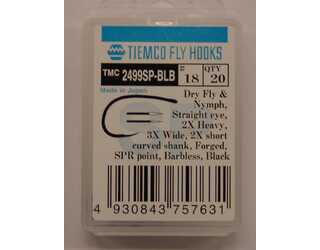 ANZUELO TIEMCO TMC 2499SPBL BLCK Nº18 CAJA20U  ANZUELO TIEMCO TMC 2499SPBL BLCK Nº18 CAJA20U