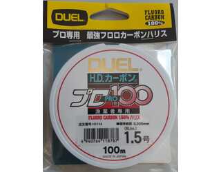 FLUOROCARBON DUEL HD CARBON 100S FC H1114 1,5 (0.205 mm - 6LBS) FLUOROCARBON DUEL HD CARBON 100S FC H1114 1,5 (0.205 mm - 6LBS)