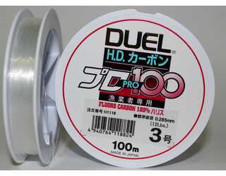 FLUOROCARBON DUEL HD CARBON 100S FC 3,0 H1118 (0.285mm-12LBS) FLUOROCARBON DUEL HD CARBON 100S FC 3,0 H1118 (0.285mm-12LBS)
