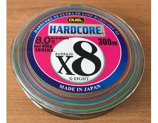DUEL HARDCORE x8 H3272 300m 5colores 0.483 mm 100Lb (multicolor) DUEL HARDCORE x8 H3272 300m 5colores 0.483 mm 100Lb (multicolor)