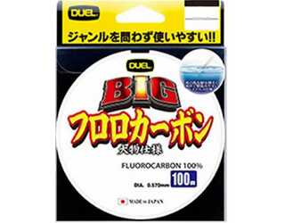 DUEL H3837 BIG FLUOROCARBON 100 1 100m 0.165mm 2kg