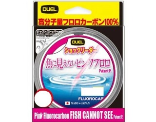 DUEL FLUOROCARBON 100% CANNOT SEE PINK H4378-SP FCNOTSP 50m 20LB 0.37mm DUEL FLUOROCARBON 100% CANNOT SEE PINK H4378-SP FCNOTSP 50m 20LB 0.37mm