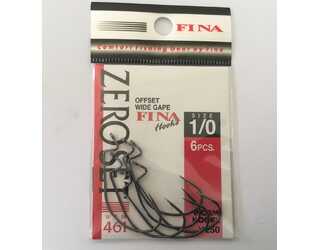 ANZUELO ZERO SET FINA 461 1/0 (6 unidades)  ANZUELO ZERO SET FINA 461 1/0 (6 unidades)