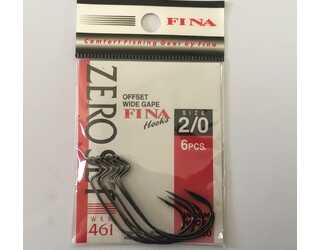 ANZUELO ZERO SET FINA 461 2/0 (6 unidades)  ANZUELO ZERO SET FINA 461 2/0 (6 unidades)