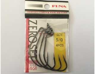 ANZUELO ZERO SET FINA 461 5/0 (4 unidades)  ANZUELO ZERO SET FINA 461 5/0 (4 unidades)