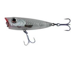 SAVAGE GEAR WOBLER 3D MINNOW POP WALKER 4,3CM 3G F WHITE FLASH  SAVAGE GEAR WOBLER 3D MINNOW POP WALKER 4,3CM 3G F WHITE FLASH