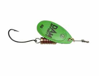 CUCHARILLA DAM ANZUELO SIMPLE CON MUERTE 3 6G SINKING GREEN