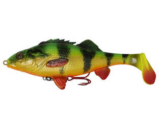 4D PERCH SHAD 12.5CM 23G SLOW SINK FIRETIGER