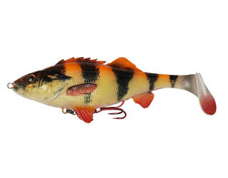 4D PERCH SHAD 12.5CM 23G SLOW SINK ALBINO