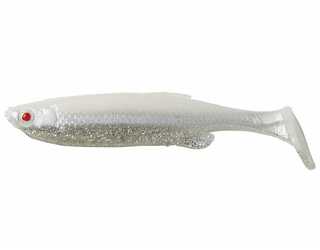 SG LB 3D FAT MINNOW T-TAIL 75 BK WHITE S (1 unidad)