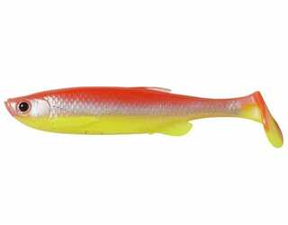 SG LB 3D FAT MINNOW T-TAIL 90 BK YR FLUOR (1 unidad)