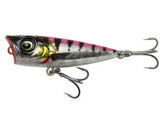 3D MINNOW POPPER 4.3CM 2.6G FLOATING PINK BARRACUDA PHP  3D MINNOW POPPER 4.3CM 2.6G FLOATING PINK BARRACUDA PHP