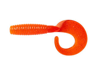 GRUP CURL TAIL 7CM UV ORANGE/SILVER (1 unidad)
