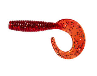 GRUP CURL TAIL 7CM RED/SILVER (1 unidad)