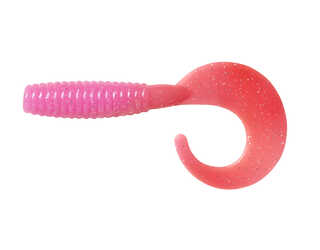 GRUP CURL TAIL 7CM UV PINK/SILVER (1 unidad)