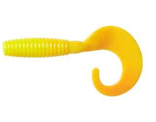 GRUP CURL TAIL 7CM UV YELLOW/SILVER (1 unidad)