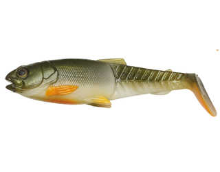 CRAFT CANNIBAL PADDLETAIL 12.5CM 20G OLIVE PEARL HOT ORANGE ( 1 unidad)