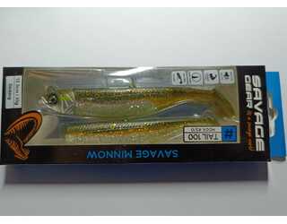 SAVAGE MINNOW 12.5CM 35G SINKING GREEN SILVER 2+1  SAVAGE MINNOW 12.5CM 35G SINKING GREEN SILVER 2+1