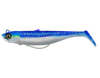 SAVAGE MINNOW WEEDLESS 10CM 16G SINKING BLUE PEARL SILVER 2+1