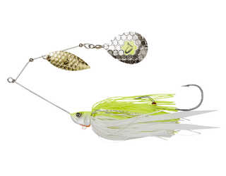 DA'BUSH SPINNERBAIT 14CM 21G SINKING YELLOW WHITE SILVER