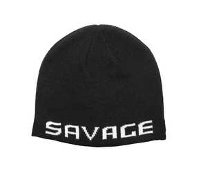 SAVAGE GEAR GORRO LOGO BEANIE ONE SIZE BLACK/WHITE  SAVAGE GEAR GORRO LOGO BEANIE ONE SIZE BLACK/WHITE