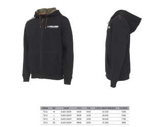 SUDADERA PROLOGIC EDEN ZIP HOODIE L BLACK CAVIAR  SUDADERA PROLOGIC EDEN ZIP HOODIE L BLACK CAVIAR