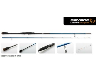 CAÑA SAVAGE GEAR UL.GAME 210 MF 0.5-7G L CAÑA SAVAGE GEAR UL.GAME 210 MF 0.5-7G L