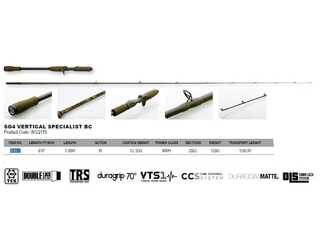 CAÑA SAVAGE GEAR SG4 VERTICAL SPECIALIST BC 6,6 198M XF 12-33G/MMH 2SEC_1 CAÑA SAVAGE GEAR SG4 VERTICAL SPECIALIST BC 6,6 198M XF 12-33G/MMH 2SEC_1