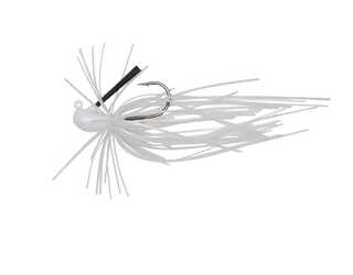SKIRT FLIRT JIG #2 6CM 4G SINKING WHITE PEARL