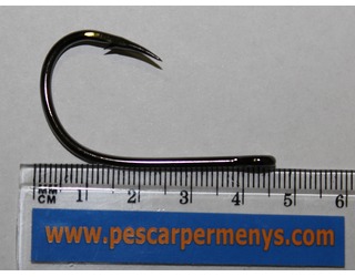 ANZUELO MUSTAD ULTRA BIG GUN 10829 NP-BN 8/0 (3 unidades)