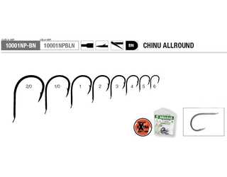 ANZUELO MUSTAD CHINU ALLROUND 10001NP-BN 4 (10un)