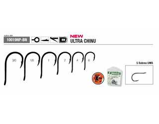 ANZUELO MUSTAD CHINU 10019NP-BN 6 (10unidades)