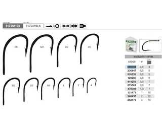 ANZUELO MUSTAD ULTRA 9174NP-BN 7/0 (3 unidades)