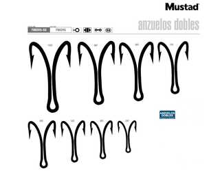 ANZUELO DOBLE MUSTAD 7982-HS 9/0 (1 unidad) ANZUELO DOBLE MUSTAD 7982-HS 9/0 (1 unidad)