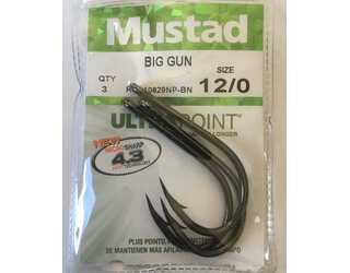 ANZUELO MUSTAD ULTRA 10829BLN 12/0 (3 unidades) ANZUELO MUSTAD ULTRA 10829BLN 12/0 (3 unidades)