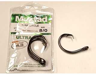 ANZUELO MUSTAD DEMON TUNA CIRCLE 4X 39943NPBN 8/0 (3 unidades)  ANZUELO MUSTAD DEMON TUNA CIRCLE 4X 39943NPBN 8/0 (3 unidades)