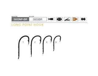 ANZUELO MUSTAD ULTRA 5933NP-BR 2 (10 unidades)