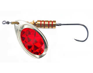 CUCHARILLA ILBA TONDO ALPHA PLATA MIRALL ROJO N°3 7 GR (1 ANZUELO SIN MUERT CUCHARILLA ILBA TONDO ALPHA PLATA MIRALL ROJO N°3 7 GR (1 ANZUELO SIN MUERT