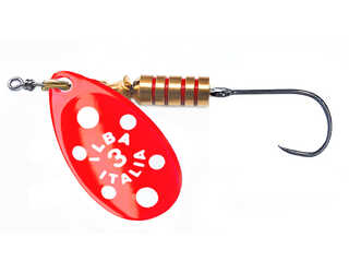 CUCHARILLA ILBA TONDO RED X-MAS Nº 0 2 GR (1 ANZUELO SIN MUERTE)