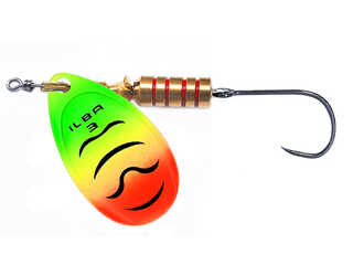 CUCHARILLA ILBA TONDO FIRE TIGER Nº 2 5 GR (1 ANZUELO SIN MUERTE)