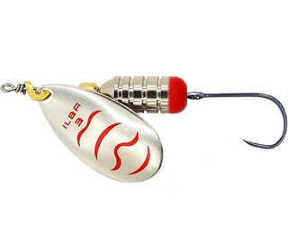 CUCHARILLA ILBA ROBIN PLATA-ROJO Nº 1 5 GR (1 ANZUELO SIN MUERTE) CUCHARILLA ILBA ROBIN PLATA-ROJO Nº 1 5 GR (1 ANZUELO SIN MUERTE)