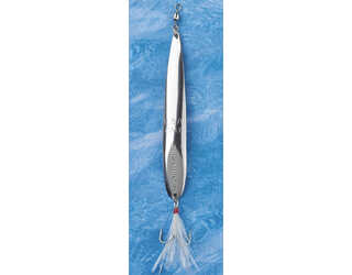 CUCHARILLA ONDULANTE ILBA DENTEX Nº 1 CON PLUMA  CUCHARILLA ONDULANTE ILBA DENTEX Nº 1 CON PLUMA