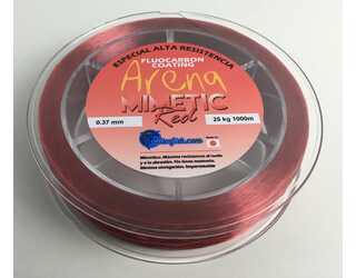 NYLON MONOFILAMENTO ARENA MIMETIC RED 0.37 - 1000m ROJO 25kg NYLON MONOFILAMENTO ARENA MIMETIC RED 0.37 - 1000m ROJO 25kg