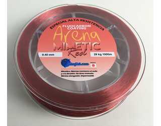 NYLON MONOFILAMENTO ARENA MIMETIC RED 0.40 - 1000m ROJO 28kg NYLON MONOFILAMENTO ARENA MIMETIC RED 0.40 - 1000m ROJO 28kg