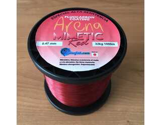 NYLON MONOFILAMENTO ARENA MIMETIC RED 0.47 - 1000m ROJO 32kg NYLON MONOFILAMENTO ARENA MIMETIC RED 0.47 - 1000m ROJO 32kg