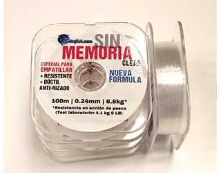 NYLON ESTANFISH SIN MEMORIA 0,24 100m 6,8 kg CLEAR NYLON ESTANFISH SIN MEMORIA 0,24 100m 6,8 kg CLEAR