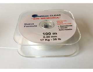 NYLON ESTANFISH SIN MEMORIA 0,40 100m 17 kg CLEAR NYLON ESTANFISH SIN MEMORIA 0,40 100m 17 kg CLEAR