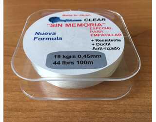 NYLON ESTANFISH SIN MEMORIA 0,45 100m 19 kg CLEAR NYLON ESTANFISH SIN MEMORIA 0,45 100m 19 kg CLEAR