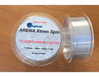 NYLON ARENA XTREM SPIN 100m 0,20mm 8,0kg 17,5lbs  NYLON ARENA XTREM SPIN 100m 0,20mm 8,0kg 17,5lbs